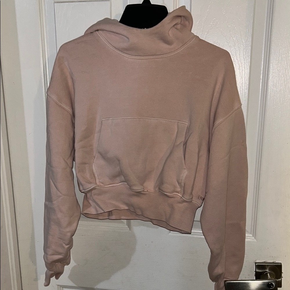 TNA Tan Boxy Oversized Sweatshirt